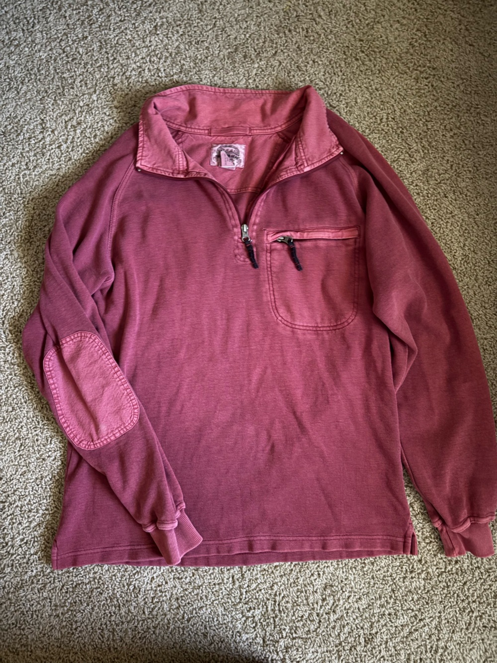 Women’s Half-Zip Casual Pullover Jacket - Dusty Rose